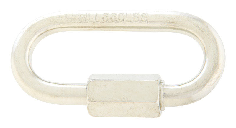 Apex Tool Group T7645116V 0.18 in. Quick Link Chain Silver - Pack of