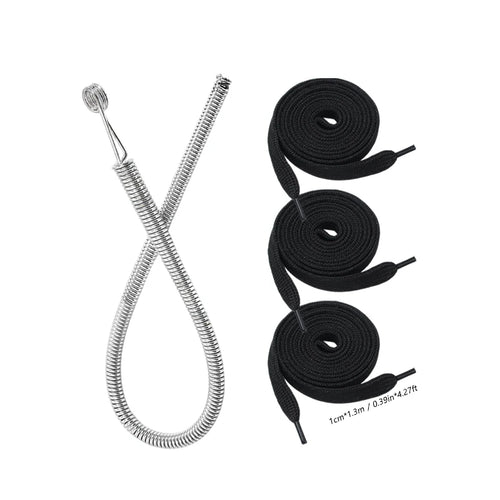 Bendable Spring Drawstring Threader Clip Pants Hoodies Elastic Band