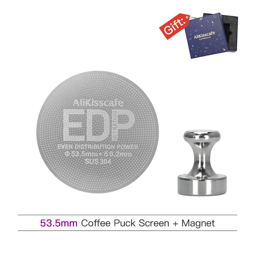 Alikisscafe Coffee Puck Screen 0.2mm Espresso Filter 51mm 53.5mm