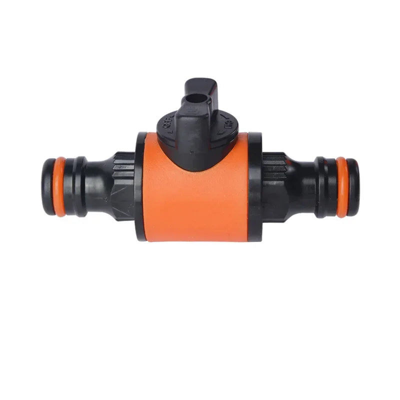 2PC Garden Hose Pipe Tap Shut Off Valve Fitting Connector Pipe Coupler
