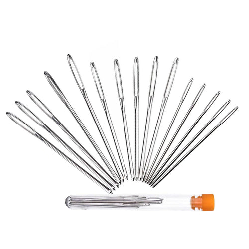9 PCS Large Eye Blunt Sewing Needles Cross Stitch Knitting Needle