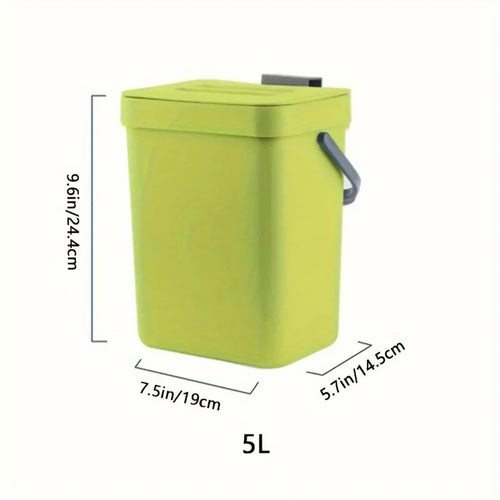 Food Waste Basket Bin for Kitchen, Small Countertop Compost Bin with