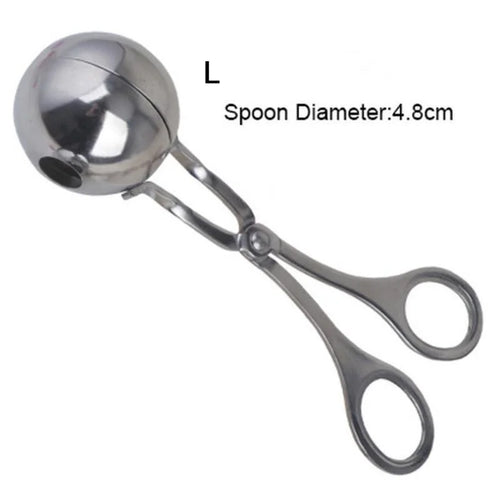 Meat Ball Maker Tool Stainless Steel Clip Round Rice Ball Shaper Spoon