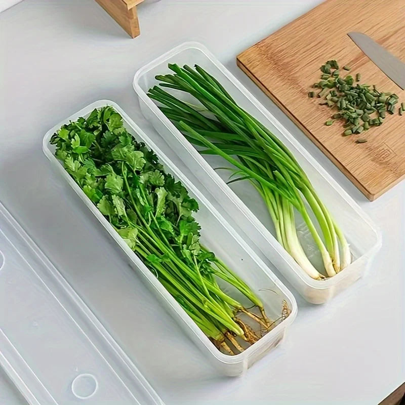 2pcs Refrigerator fresh-keeping storage box, fresh-keeping