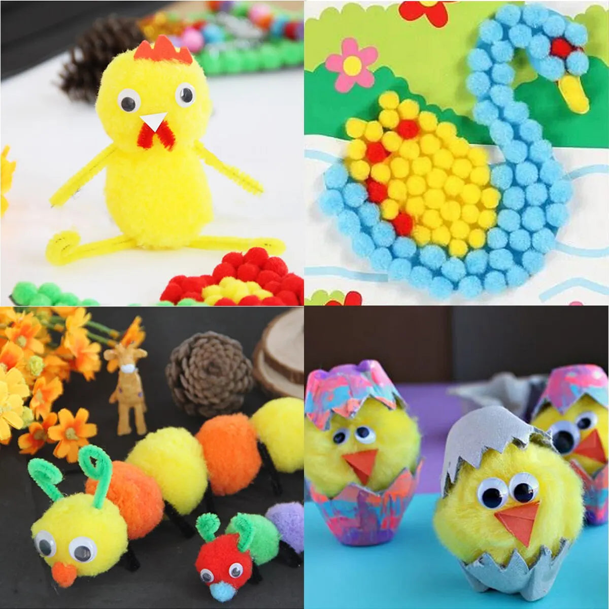 Mini Fluffy Soft Ball Colored High Elastic Ball DIY Polyester Plush