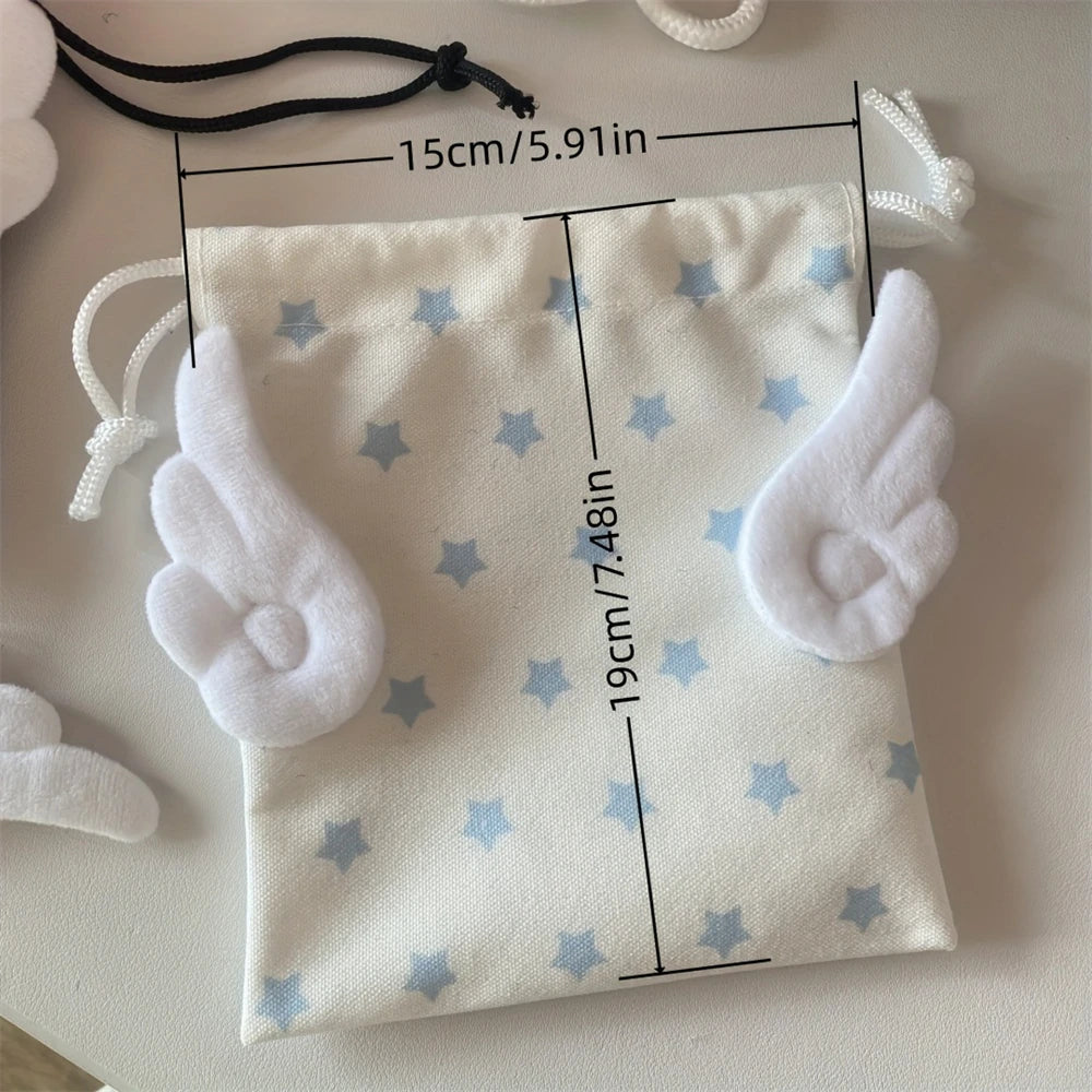 Fashion Portable Bundle Pocket Rope Drawstring Design Women Cosmetics