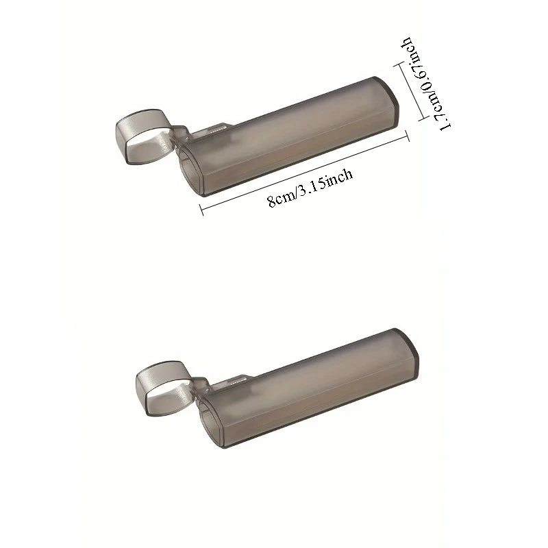 Portable Plastic Toothpick Case - Clear Toothpick Holder for Outdoor