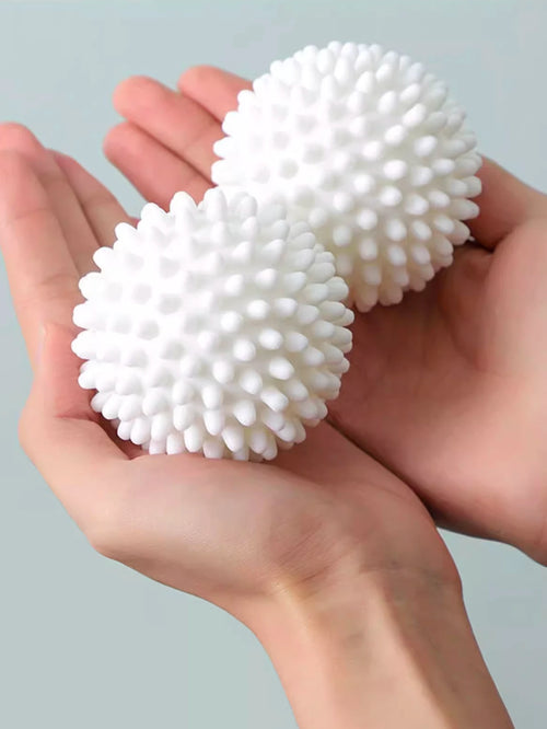 TPR Anti Winding Laundry Ball Circular Pure White Magic Cleaning Drum