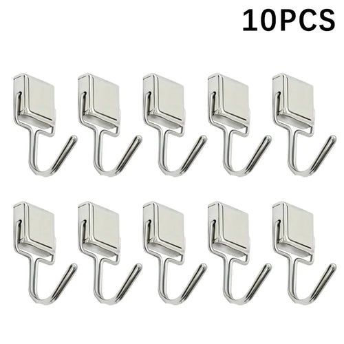50PCS Strong Magnetic Hooks Multi-Purpose Storage Hooks Home Kitchen