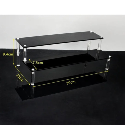 1-5 Tier Acrylic Display Stand,Clear Display Riser Rack for
