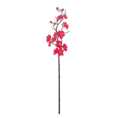 1pc Artificial Flowers Spring Plum Blossom Peach Branch Silk Flowers
