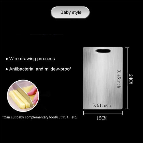 Stainless Steel Panel and Chopping Board Kitchen Household Thickened