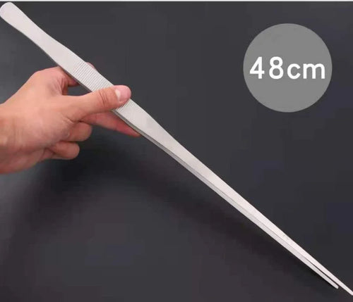 48cm Stainless Steel Tweezers Fish Tank Aquatic Plants Aqaurium Tool