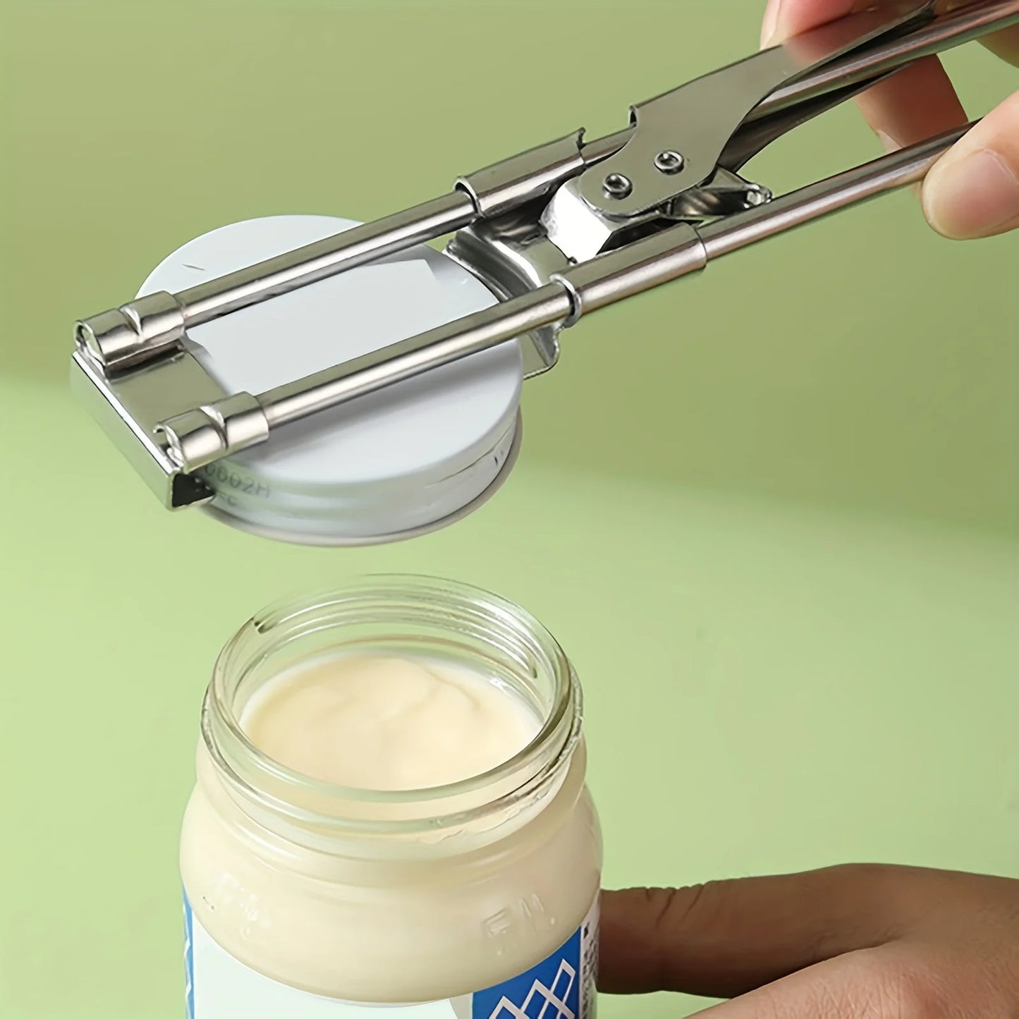 Adjustable Multi-Function Bottle Opener Stainless Steel Lids Off Jar