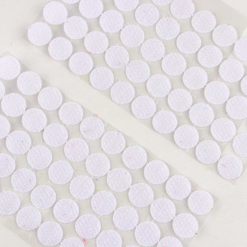 10/15/20mm Transparent Dot Sticker Self Adhesive Hook and Loop