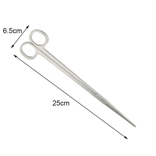Aquarium Scissor Tools Fish Tank Tweezer Plants Wave Scissors Grass