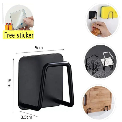 Kitchen Sponges Holder Stainless Steel Sink Sponges Drain Drying Rack
