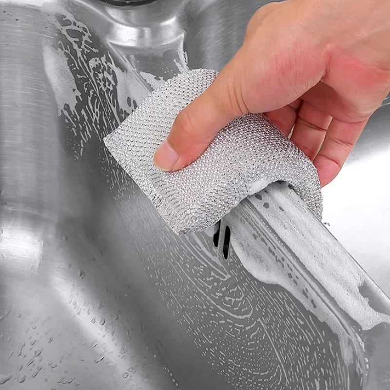 4pcs, Kitchen Dishwashing Sponge, Does Not Hurt Pot Brush Pot