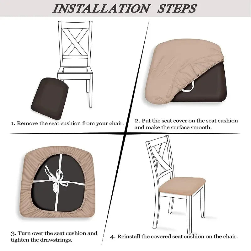 Chair cover universal all year round solid color minimalist new