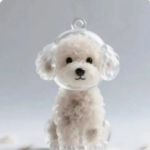 Transparent Dog Hair Storage Container Adorable Pet Keepsake Capsule