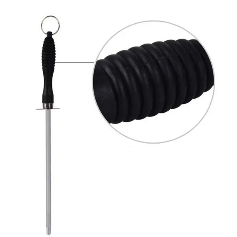26cm Professional Carbon Steel Knife Sharpener Rod Durable Knife