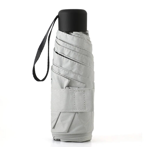 Ultralight Mini Pocket Women's Small Windproof Folding Umbrella Travel