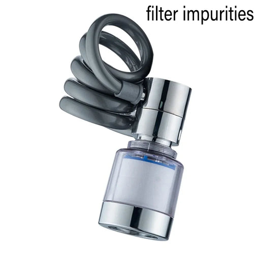 New 3 Modes Sink Faucet 360 Degree Rotation Filter Extension Tube