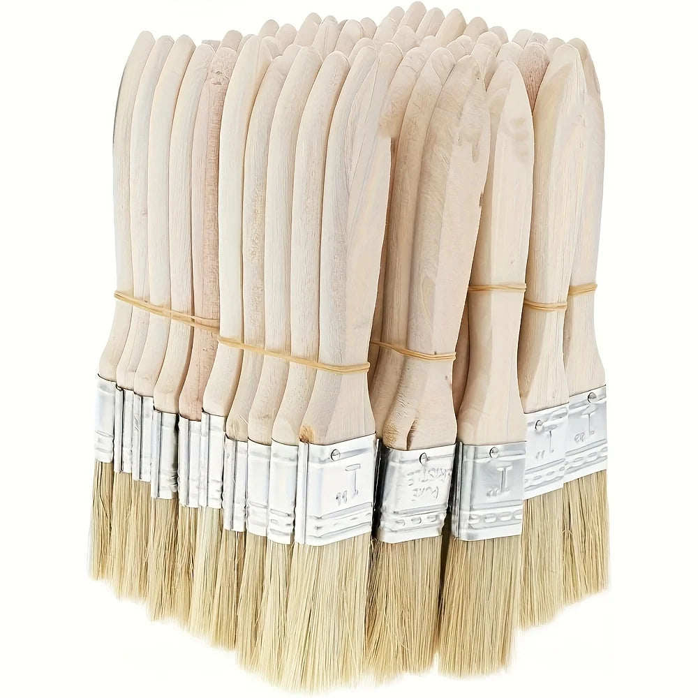 10 pig mane brushes, suitable for art, handicrafts, plastering,
