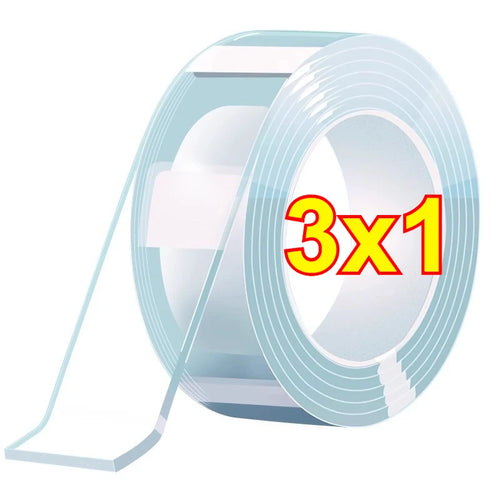 Nano Tape Double Sided Tape Transparent Reusable Waterproof Adhesive