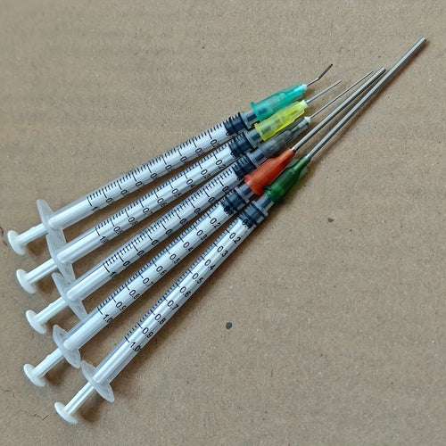 14pcs Syringe Set with Blunt Needles, Various Size:1ml, 3ml, 5ml,