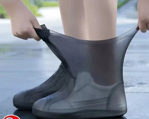 1 Pair latex WaterProof Shoe Covers Lip-resistant Rubber Rain Boot