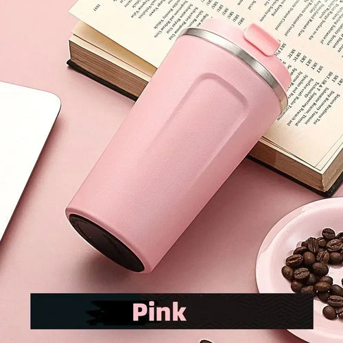 380/510ML Travel Stainless Steel Coffee Cup Thermal Mug Leak-Proof