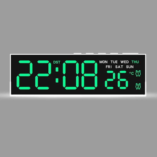 USB Powered Digital Alarm Clock with White Mood Light TEMP Week 2