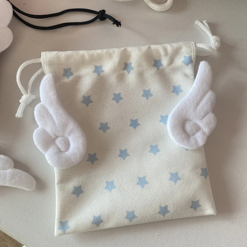 Fashion Portable Bundle Pocket Star Pattern Rope Drawstring Design