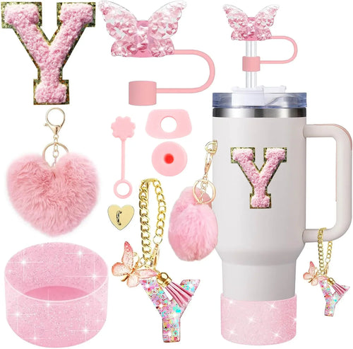 9PCS Cup Accessory Set for Stanley 30oz 40oz Butterfly Straw Cover Cap