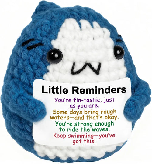 Positive Crochet Potato Animal with Positive Message, Emotional