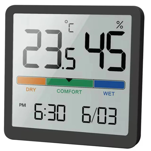 2024 New Digital Home Indoor Temperature Humidity Meter LCD Digital
