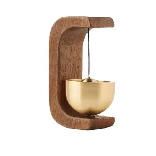 Hanging Decorations Japanese Wooden Wind Chimes Wireless Doorbell