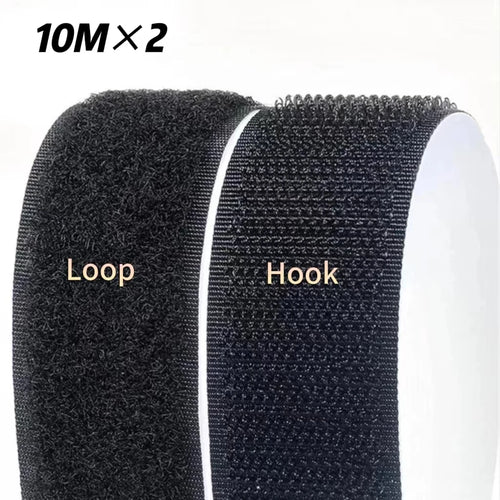 10M*2 20/25/30/50mm Magic Tape SelfAdhesive Hook and Loop Fastener