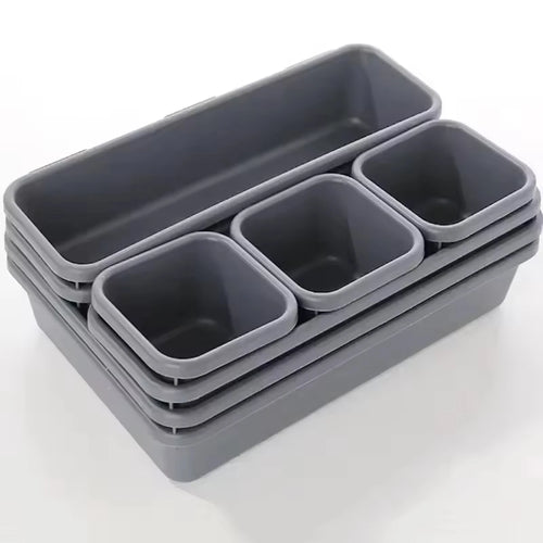 8pcs/set Adjustable Drawer Organizer Box Trays Make Up Cosmetics