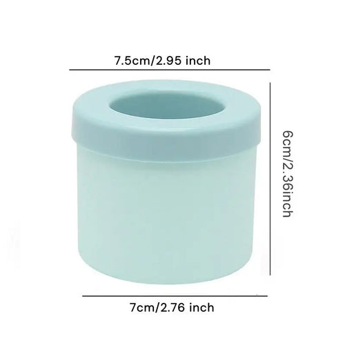 Silicone Ice Cube Mold Round Ice Bucket Summer Homemade DIY