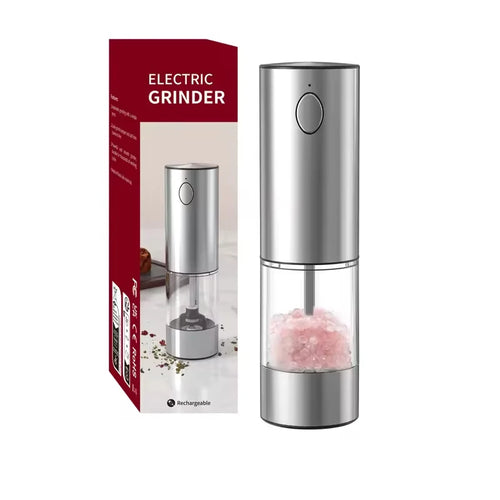 1/2pcs Automatic Pepper Grinder Salt And Pepper Grinder USB