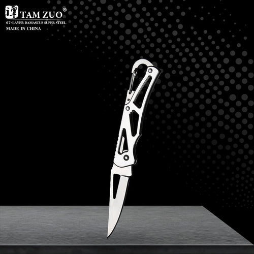 WXCOO Damascus Boning Knife Folding Fruit Cutting Knife Chef's Knife