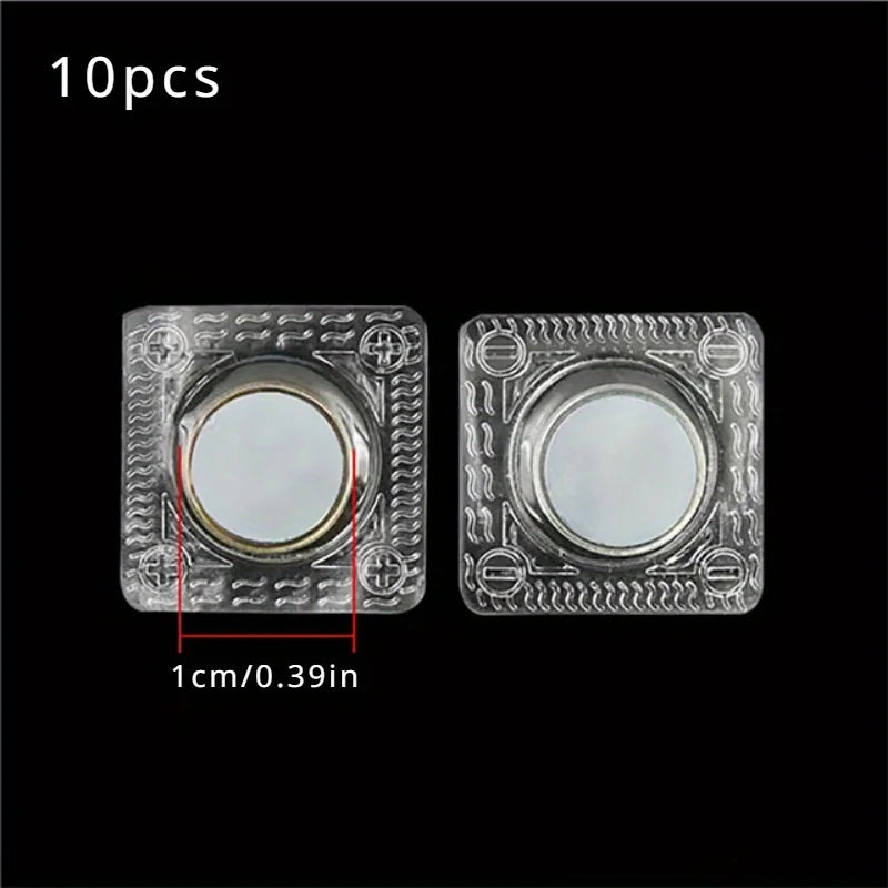 10pcs magnetic fasteners for sewing - invisible metal fasteners for