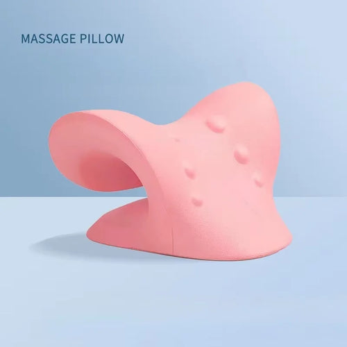 C-shaped pillow cervical massage pillow neck correction traction