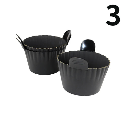 Silicone Air Fryer Egg Poacher Silicone Cupcake Baking Cups Ramekins