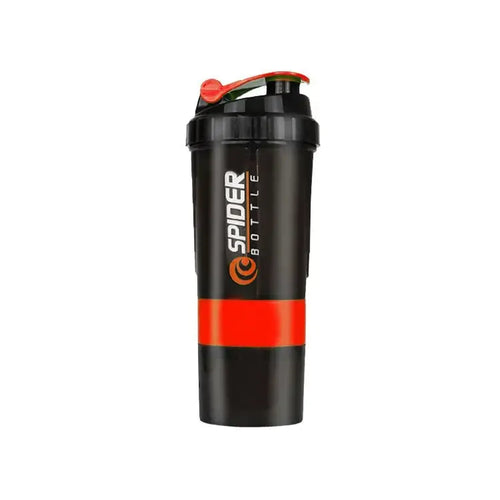 3 Layers Shaker Protein Bottle Powder Shake Cup Water Bottle Plastic