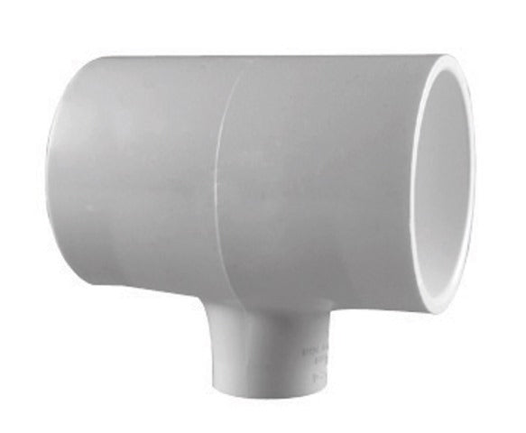 Charlotte Pipe & Foundry PVC024004450 90 deg PVC Reducing Tee 1 x
