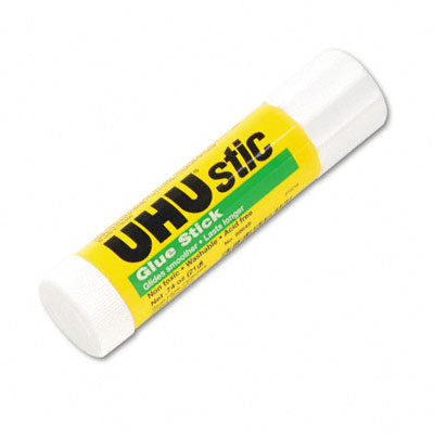 Saunders 99649 UHU Stic Permanent Clear Application Glue Stick .74oz.