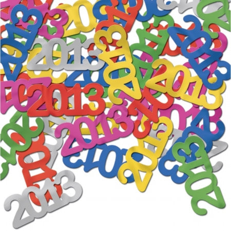 Beistle 226201 Medium Multi-Colored Plastic Fanci-Fetti